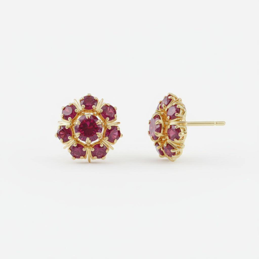Padma Ruby Studs
